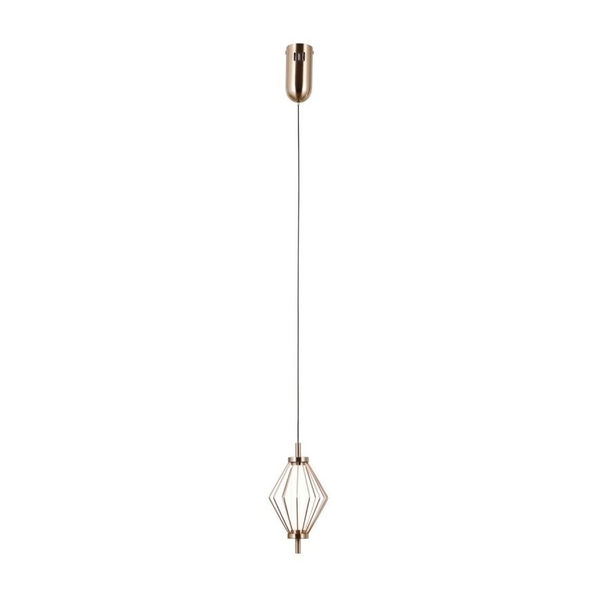 ITALUX - LED-pendellampa med kabel SEVILLA LED/5W/230V 3000K guld