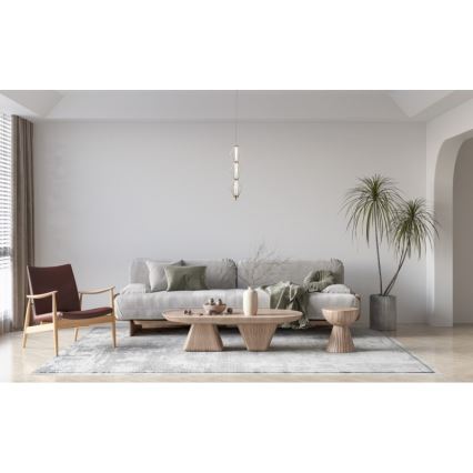 ITALUX - LED-pendel med vajer SEVILLA LED/15W/230V 3000K guld