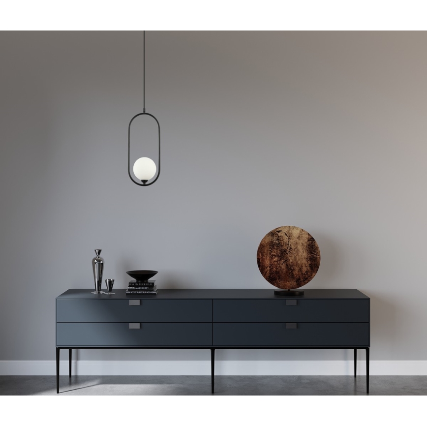 ITALUX - Taklampa LUPUS 1xG9/25W/230V svart