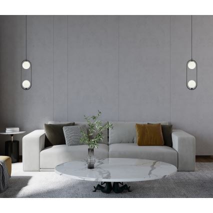 ITALUX - Taklampa LUPUS 2xG9/25W/230V svart