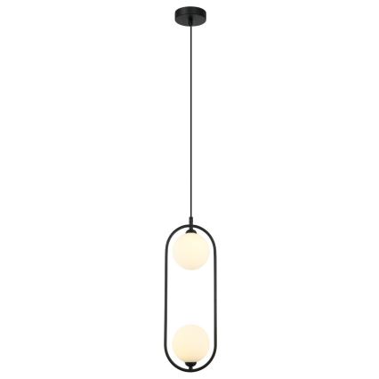 ITALUX - Taklampa LUPUS 2xG9/25W/230V svart