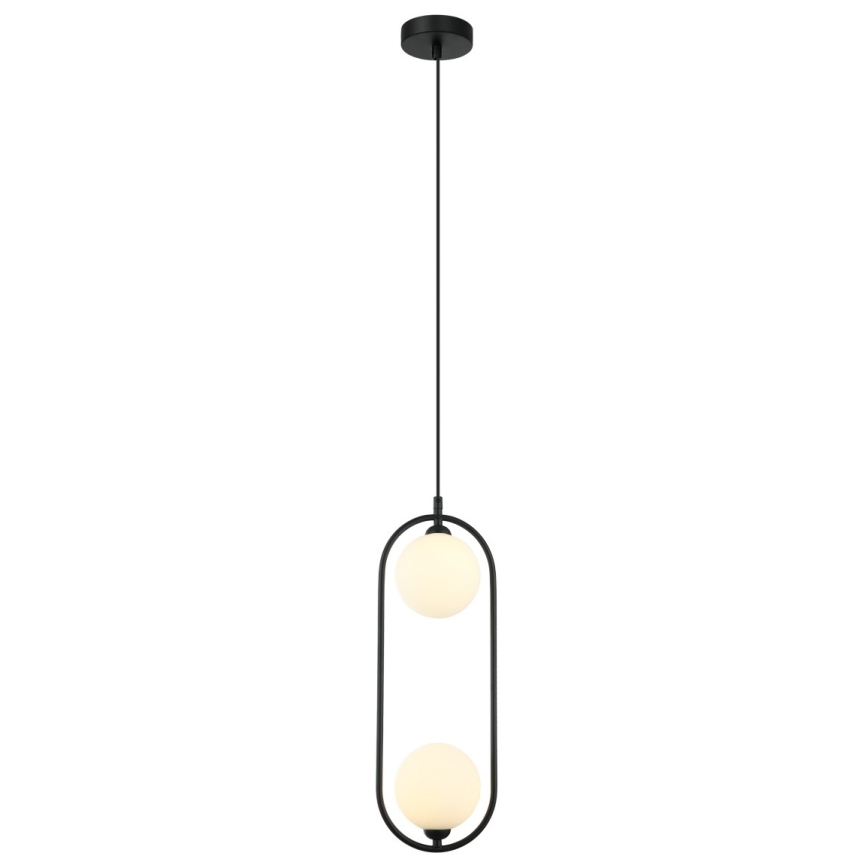 ITALUX - Taklampa LUPUS 2xG9/25W/230V svart