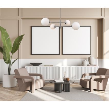 ITALUX - Taklampa EVORA 4xG9/5W/230V nickel