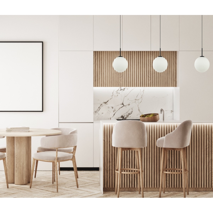 ITALUX - Taklampa DEORE 1xE27/40W/230V Ø 30 cm svart