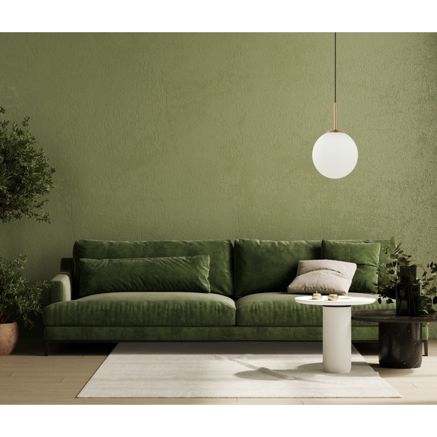 ITALUX - Taklampa DEORE 1xE27/40W/230V Ø 25 cm i brons