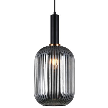 ITALUX - Taklampa ANTIOLA 1xE27/40W/230V Ø 20 cm svart