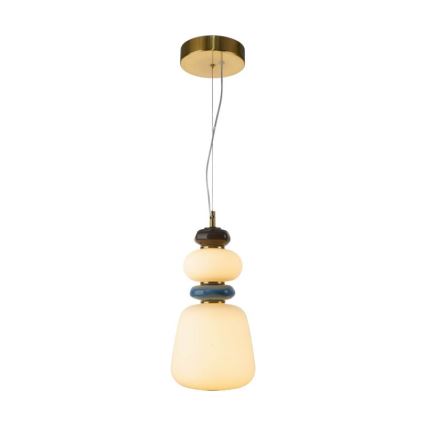 ITALUX - LED-pendel med vajer EVANS LED/12W/230V 3000K guld/vit
