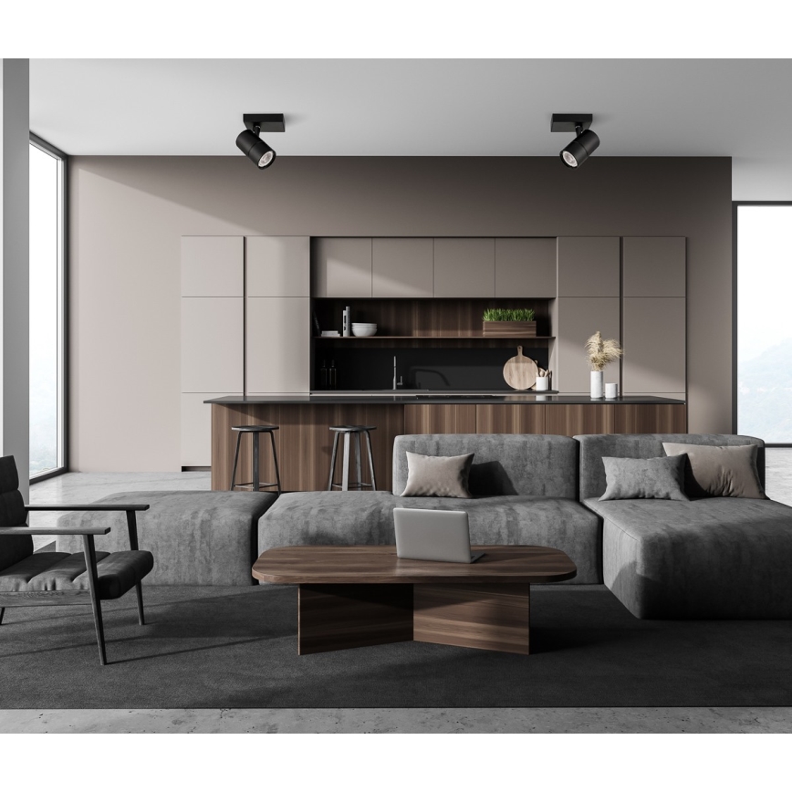 ITALUX - Spotlight LACONI 1xGU10/35W/230V svart