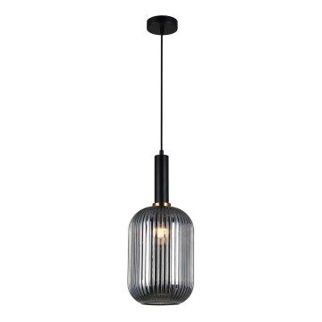 ITALUX - Taklampa ANTIOLA 1xE27/40W/230V Ø 20 cm svart