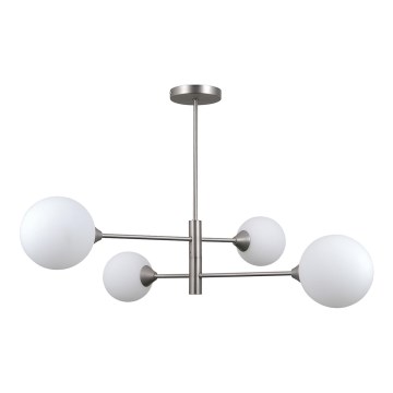 ITALUX - Taklampa EVORA 4xG9/5W/230V nickel