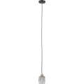 ITALUX - Takpendel med kabel TORNO 1xE14/40W/230V svart/guld