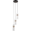 ITALUX - Takpendel TARASO 3xE14/40W/230V svart/guld