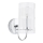 ITALUX - Vägglampa MAX 1xE27/60W/230V skinande krom