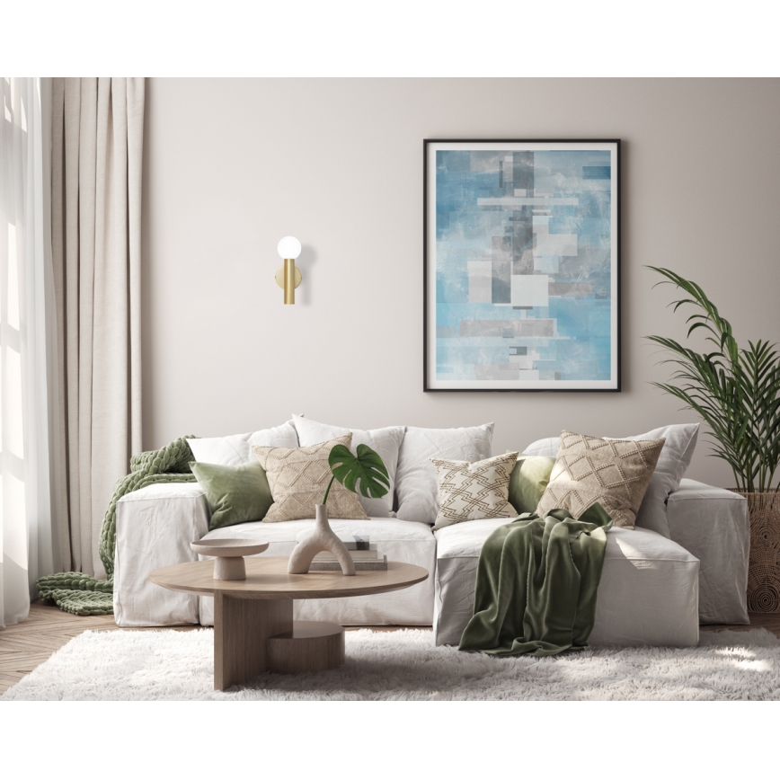 ITALUX - Vägglampa FILANO 1xG9/5W/230V guldfärgad