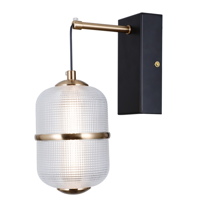 ITALUX - LED-vägglampa ALANI LED/6W/230V 3000K svart/guld