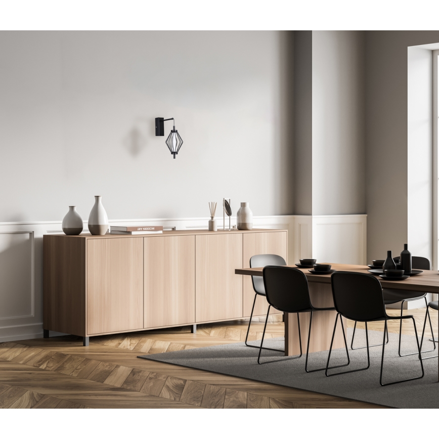 ITALUX - LED vägglampa SEVILLA LED/5W/230V 3000K svart