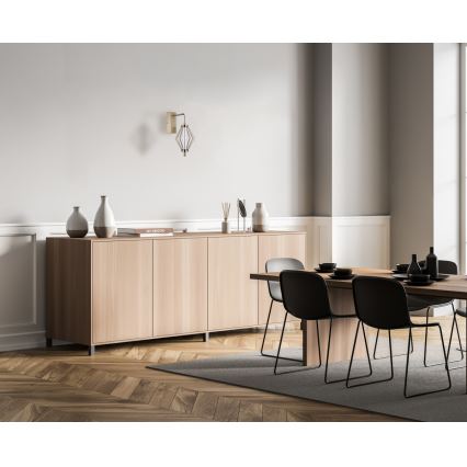 ITALUX - LED-vägglampa SEVILLA LED/5W/230V 3000K guldig