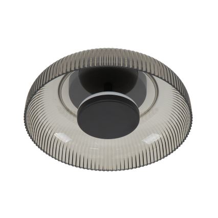 ITALUX - LED taklampa PASSO LED/8W/230V 3000K Ø 25 cm röktonad svart