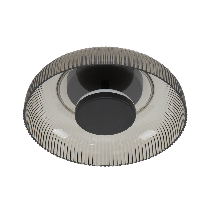 ITALUX - LED taklampa PASSO LED/8W/230V 3000K Ø 25 cm röktonad svart