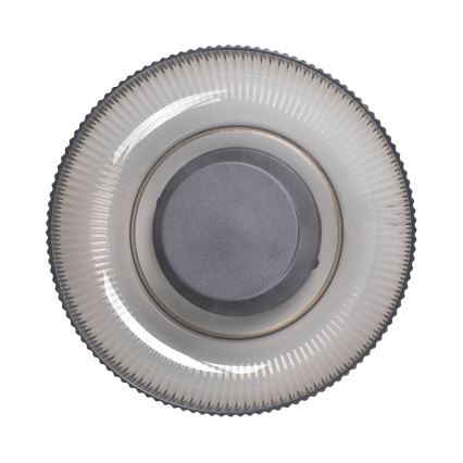 ITALUX - LED taklampa PASSO LED/8W/230V 3000K Ø 25 cm röktonad svart