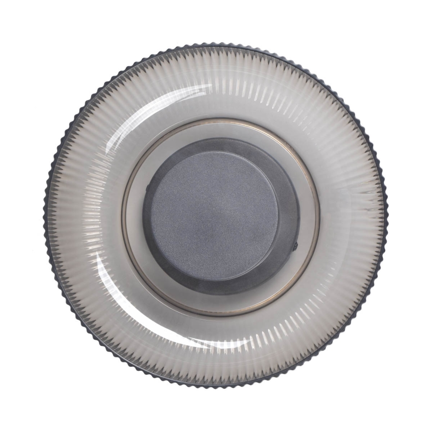 ITALUX - LED taklampa PASSO LED/8W/230V 3000K Ø 25 cm röktonad svart