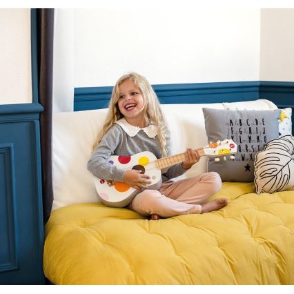 Janod - Barngitarr CONFETTI med 6 strängar