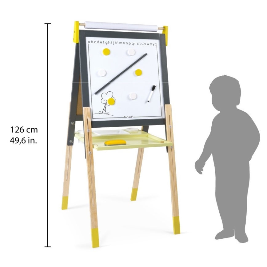 Janod - Magnetisk grå tavla