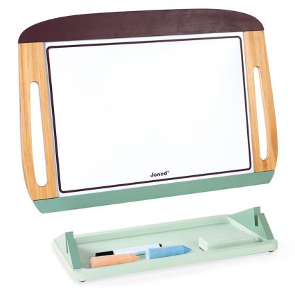 Janod - Magnetisk skrivtavla för bord, grön/brun