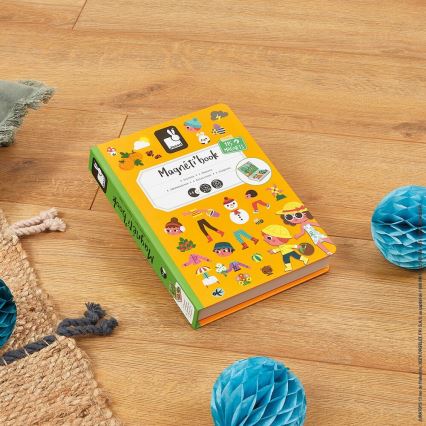 Janod - Magnetiskt interaktivt set MAGNETIBOOK årstiderna