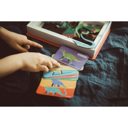 Janod - Magnetiskt interaktivt set MAGNETIBOOK dinosaurier