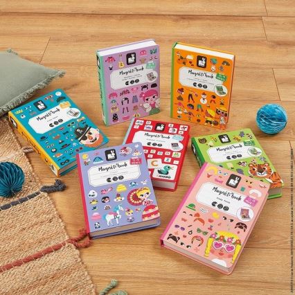 Janod - Magnetiskt interaktivt set MAGNETIBOOK djur