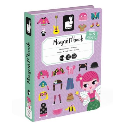 Janod - Magnetiskt interaktivt set MAGNETIBOOK flicka
