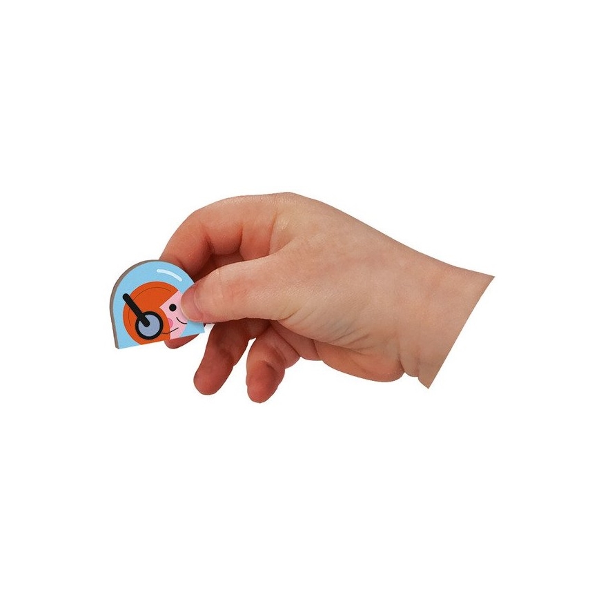 Janod - Magnetiskt interaktivt set MAGNETIBOOK transportmedel