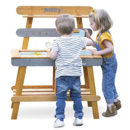 Janod - Utomhus leksakskök i trä MUDDY LAB