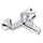 JIKA H3211N70044001 - Badkarsblandare TALAS 13,7 cm blank krom