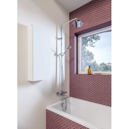 JIKA H3337170045711 - Duschset med termostatblandare MIO blank krom