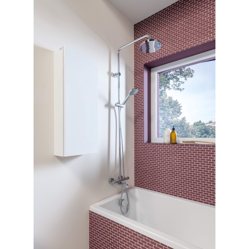 JIKA H3337170045711 - Duschset med termostatblandare MIO blank krom