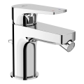JIKA H3411X10041111 - Bidettvättställsblandare med bottenventil utan överfyllnad CUBITO 12,8 cm blank krom