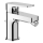 JIKA H3411X10041111 - Bidettvättställsblandare med bottenventil utan överfyllnad CUBITO 12,8 cm blank krom