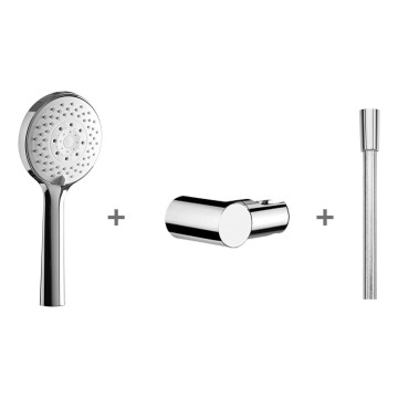 JIKA H3651X00043621 - Duschset CUBITO blank krom