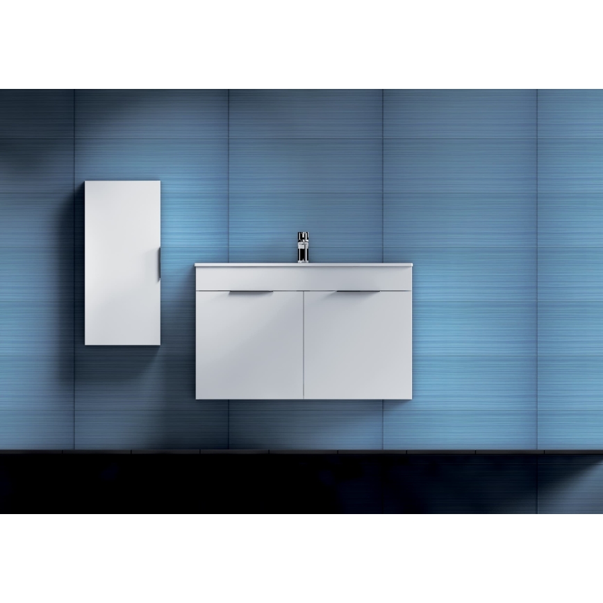 JIKA H4536011763001 - Badrumsskåp med handfat CUBE 60,7x65 cm vit