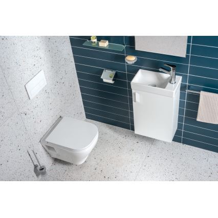 JIKA H45J5111753001 - Badrumsskåp med handfat PETIT 58,5x38,6 cm vit