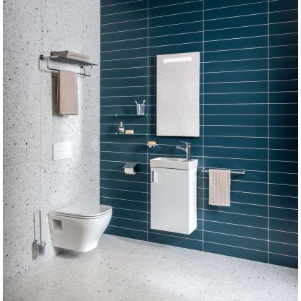 JIKA H45J5111753001 - Badrumsskåp med handfat PETIT 58,5x38,6 cm vit