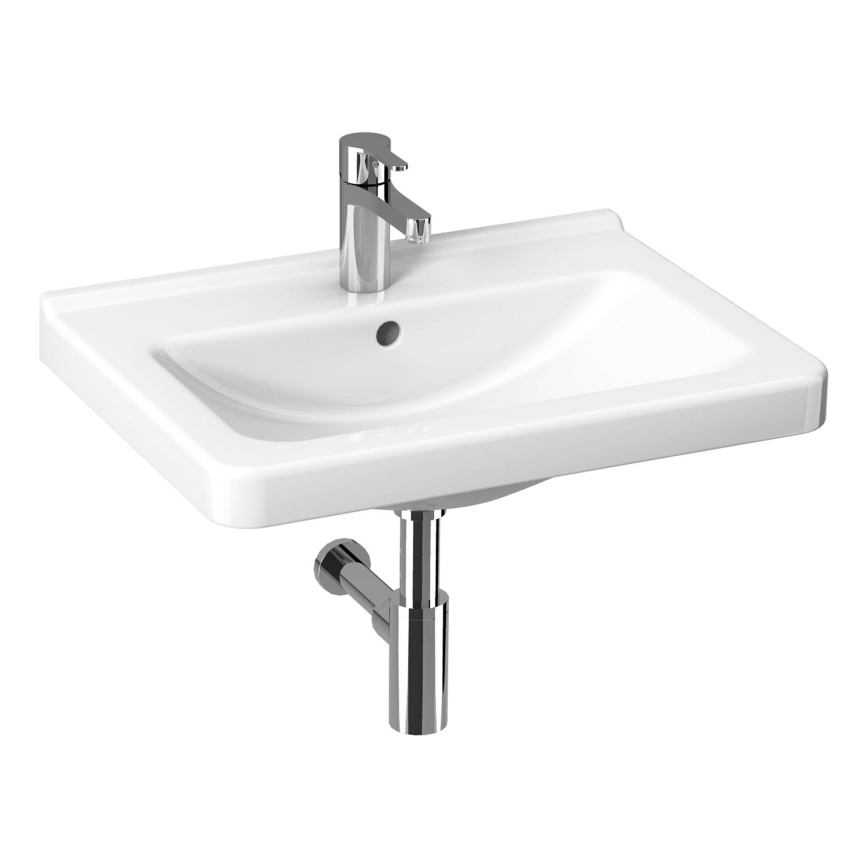 JIKA H8104230001041 - Väggmonterad handfat CUBITO 60x45 cm keramik/vit