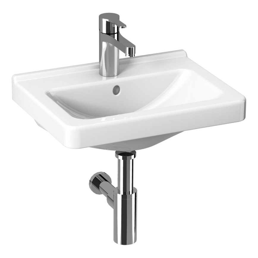 JIKA H8114220001041 - Väggmonterad handfat CUBITO 45x34 cm keramik/vit