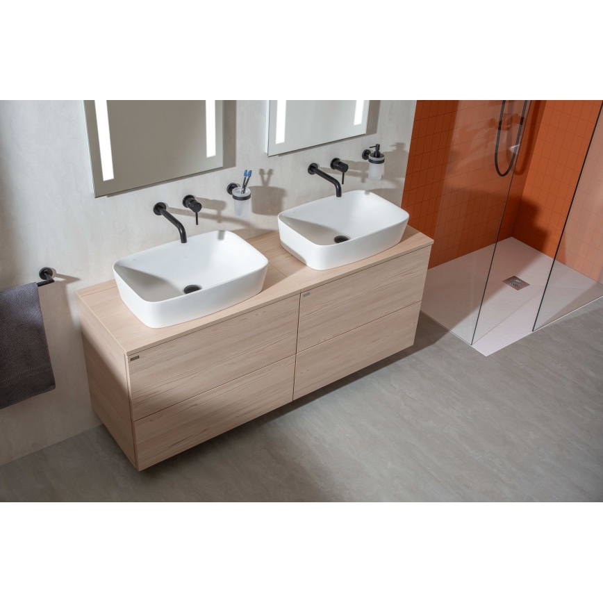 JIKA H8183827571041 - Bänkskål LYRA 55x40 cm keramik/matt vit