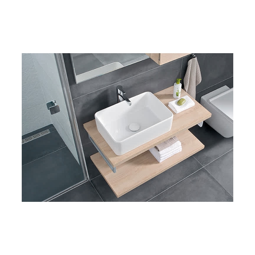 JIKA H8184230001121 - Bänkskål CUBITO 50x35 cm keramik/vit