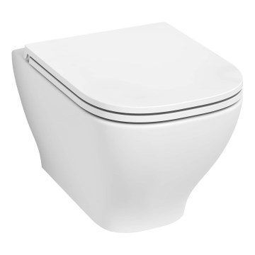 JIKA H8666180000001 - Vägghängd WC DEEP, keramik/vit + Toalettsits SoftClose DEEP, duroplast/vit