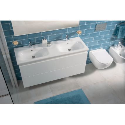 JIKA H8667140000001 - Vägghängd WC-stol MIO, keramik/vit + Toalettsits MIO SoftClose, duroplast/vit