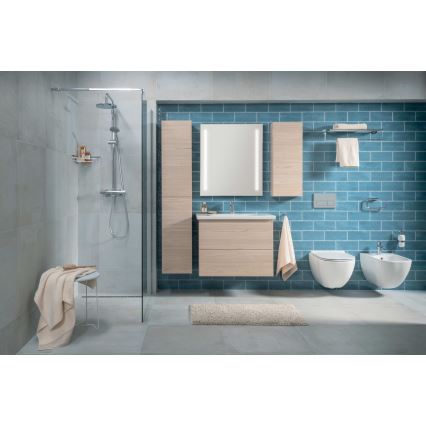 JIKA H8667140000001 - Vägghängd WC-stol MIO, keramik/vit + Toalettsits MIO SoftClose, duroplast/vit